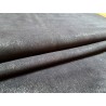 Peau de veau velours gris foncé - paillette - argenté - maroquinerie - cuirenstock