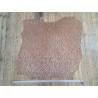 Peau de veau velours zèbre - camel - maroquinerie - cuir en stock