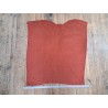 Peau de veau velours brique - crocodile- maroquinerie - cuir en stock