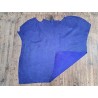 Peau de veau velours bleu malte - paillette - maroquinerie - cuirenstock