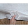 Peau de veau velours blanc - paillette - argent - maroquinerie - Cuirenstock