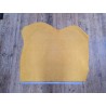Peau de veau velours jaune - félin - maroquinerie - cuir en stock