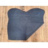 Peau de veau velours marine - félin - maroquinerie - cuirenstock