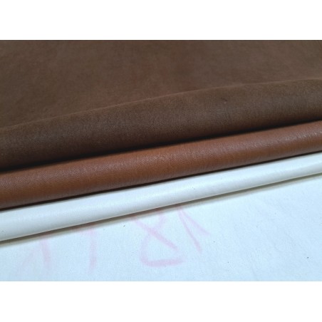Lot de 3 peaux de cuir stretch - Cuir en Stock