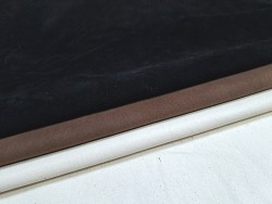 Lot de 3 peaux de cuir stretch - Cuir en Stock