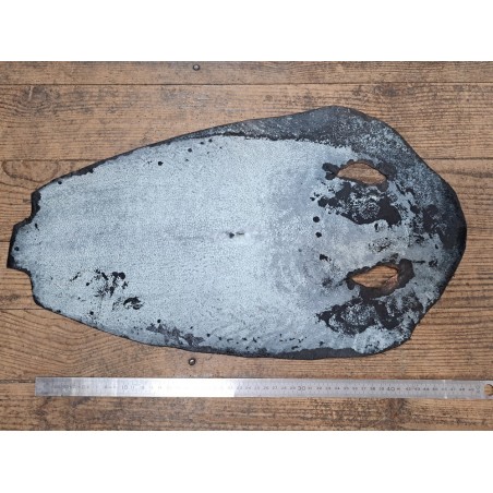 Peau unique de galuchat - N°24 - Cuivre paillettes roses - Cuirenstock