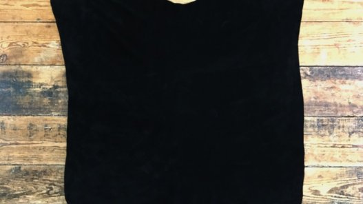 peau de veau velours noir maroquinerie ameublement accessoire cuir en stock