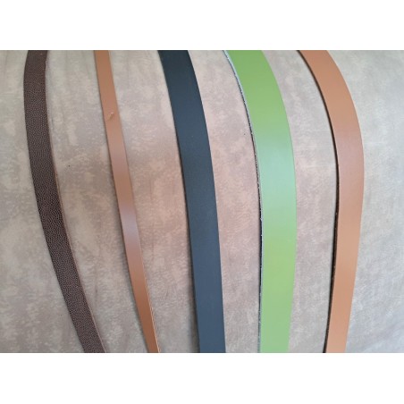 Lot de 5 bandes de cuir classique ou à effet - 2ème choix