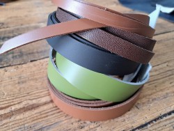 Lot de 5 bandes de cuir classique ou à effet - 2ème choix