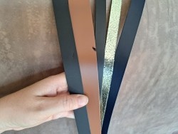 Lot de 5 bandes de cuir classique ou à effet - 2ème choix