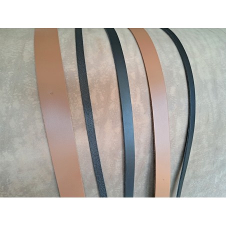 Lot de 5 bandes de cuir classique ou à effet - 2ème choix