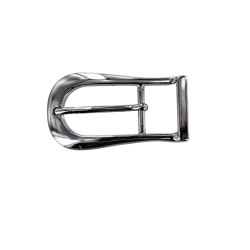 Boucle rectangulaire ovale - nickelé - 20 mm - ceinture - bouclerie - accessoires - cuir en stock