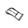 Boucle rectangulaire ovale - nickelé - 20 mm - ceinture - bouclerie - accessoires - cuir en stock
