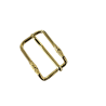 Boucle rectangulaire motif croix - laiton - 20 mm - ceinture - bouclerie - accessoires - cuirenstock