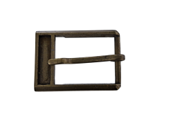 Boucle rectangulaire plateforme - bronze - 25mm - ceinture - bouclerie - accessoires - cuir en stock