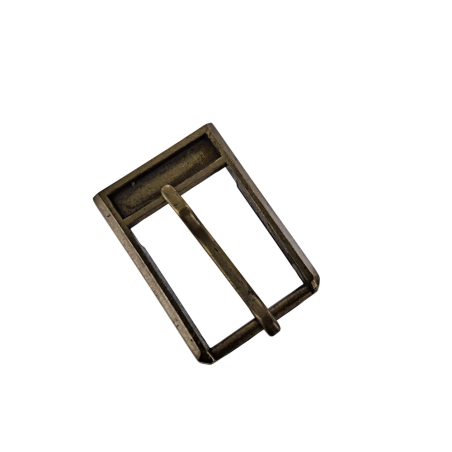 Boucle rectangulaire plateforme - bronze - 25mm - ceinture - bouclerie - accessoires - cuirenstock