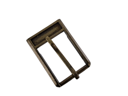 Boucle rectangulaire plateforme - bronze - 25mm - ceinture - bouclerie - accessoires - cuirenstock