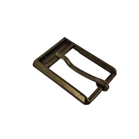 Boucle rectangulaire plateforme - bronze - 25mm - ceinture - bouclerie - accessoires - cuir en stock