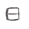 Boucle de ceinture carrée- nickelé - 40 mm - bouclerie - accessoire - cuir en stock