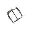 Boucle de ceinture carrée- nickelé - 40 mm - bouclerie - accessoire - Cuir en stock