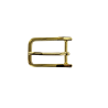 Boucle de ceinture rectangulaire arrondie - laiton - 20 mm - bouclerie - accessoire - cuir en stock