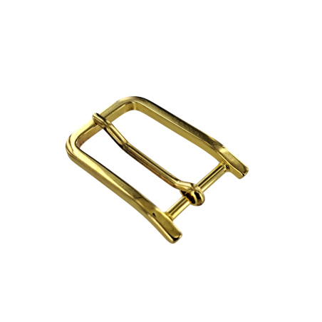 Boucle de ceinture rectangulaire arrondie - 20mm - Laiton