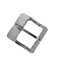 Boucle de ceinture carrée - nickelé brossé - 40 mm - bouclerie - accessoire - Cuirenstock