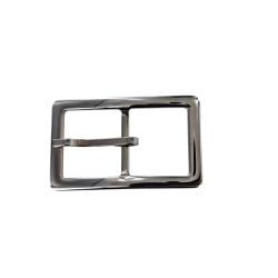 Boucle de rectangulaire - nickelé - 30mm - ceinture - bouclerie - accessoires - cuir en stock