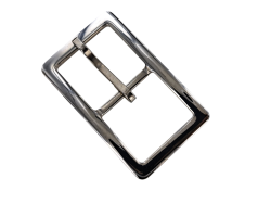 Boucle de rectangulaire - nickelé - 30mm - ceinture - bouclerie - accessoires - cuirenstock