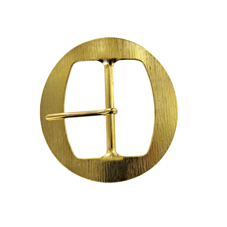 Grande boucle ronde - laiton - 45 mm - ceintures - bouclerie - cuirenstock
