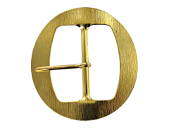 Grande boucle ronde - laiton - 45 mm - ceintures - bouclerie - cuirenstock