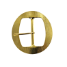 Grande boucle ronde - laiton - 45 mm - ceintures - bouclerie - cuirenstock