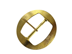 Grande boucle ronde - laiton - 45 mm - ceintures - bouclerie - cuir en stock