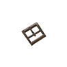 Petite boucle de ceinture trapèze - bronze - 15 mm - Cuir en Stock