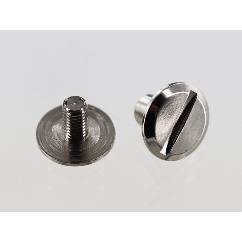 9x13mm Rivets à Vis Chicago Longs Attache en Laiton à Tête Plate pour Artisanat du Cuir