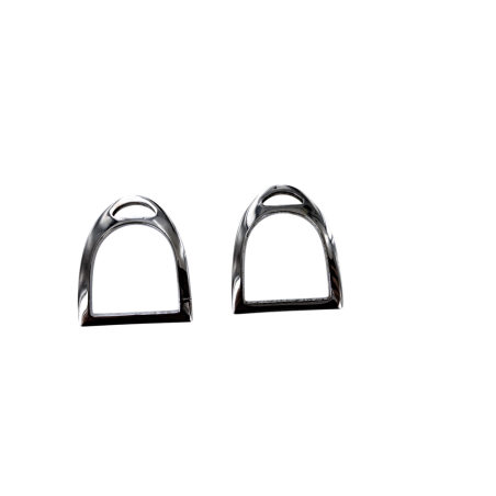 Passant fantaisie - nickelé - 18mm - Cuirenstock