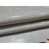 Peau de porc velours grains - galuchat gris - maroquinerie - Cuir en stock