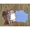 Lot de 2 peaux de cuir d'agneau et de chèvre - Bonnes affaires