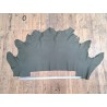 Demi-peau de cuir de taurillon pleine fleur vert kaki - Cuir en Stock