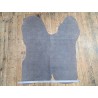 Peau de veau effet froissé -  gris taupe - cuir en stock