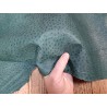 Peau de cuir d'émeu - Vert - Maroquinerie - Vêtement - Cuir en Stock