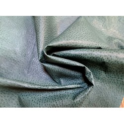 peau de cuir d'émeu - vert - maroquinerie - vêtement - cuirenstock