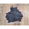peau de cuir d'émeu - noir - maroquinerie - vêtement - cuir en stock