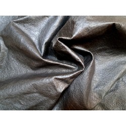 peau de cuir d'émeu - noir - maroquinerie - vêtement - cuirenstock