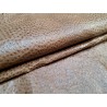 peau de cuir d'émeu - brun kaki - maroquinerie - vêtement - Cuir en stock