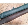 peau de cuir d'émeu - marron/vert - maroquinerie - vêtement - cuirenstock
