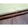 peau de cuir d'émeu - tabac/beige- maroquinerie - vêtement - Cuirenstock