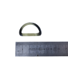 passants rectangulaire en plastique - gris foncé - 25mm - cuir en stock