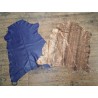 Lot de 2 peaux de cuir de mouton et de chèvre - A - Cuir en Stock