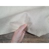 Peau de cuir de chèvre serpent beige - doré - maroquinerie - Cuir en stock